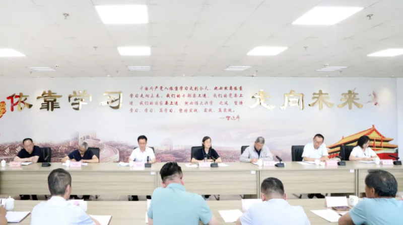 集團黨委書記為黨員領(lǐng)導干部講授學習教育專題黨課