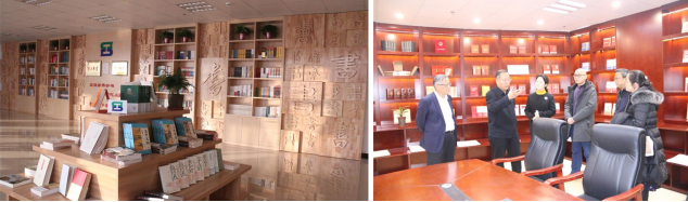 省委常委、省總工會主席馬吉孝同志來我司為全國職工書屋示范點(diǎn)揭牌